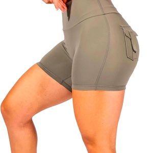 Jed North Anita Scrunch Shorts - Olive